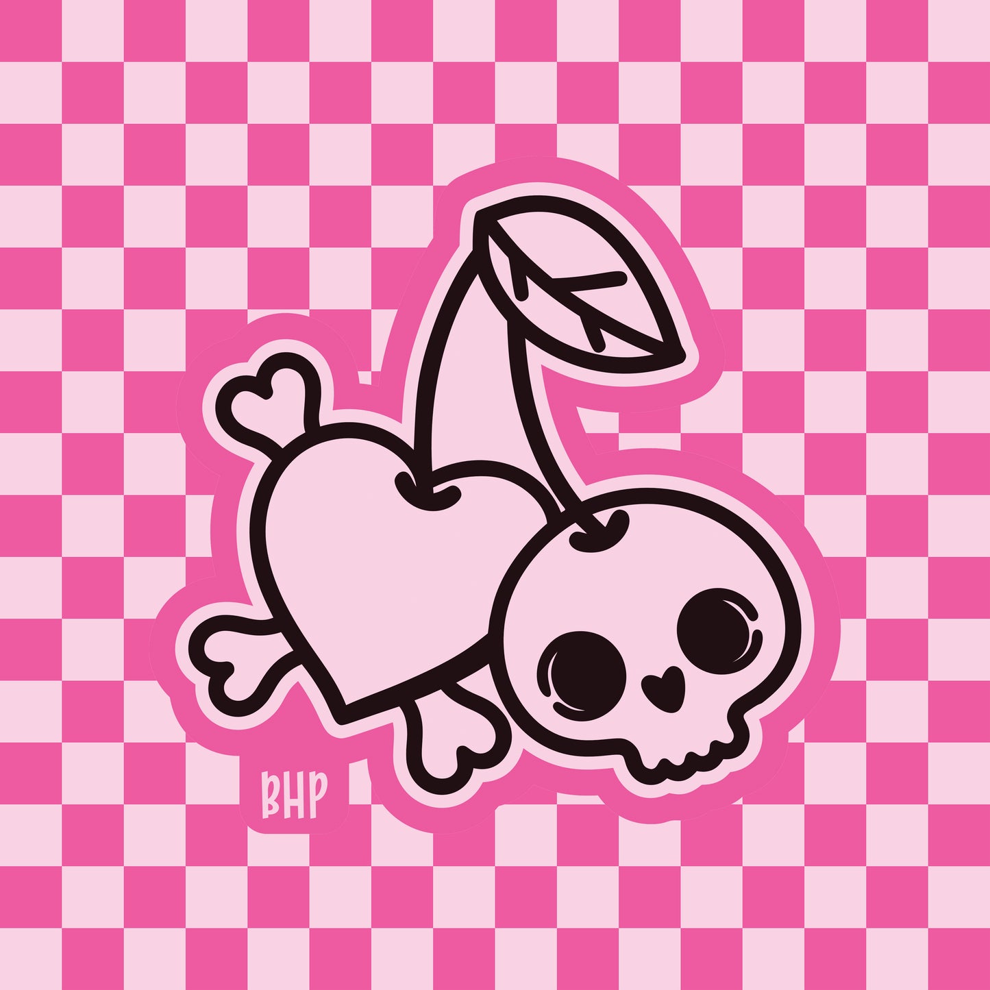Skull and heart cherries silicone freshie mold