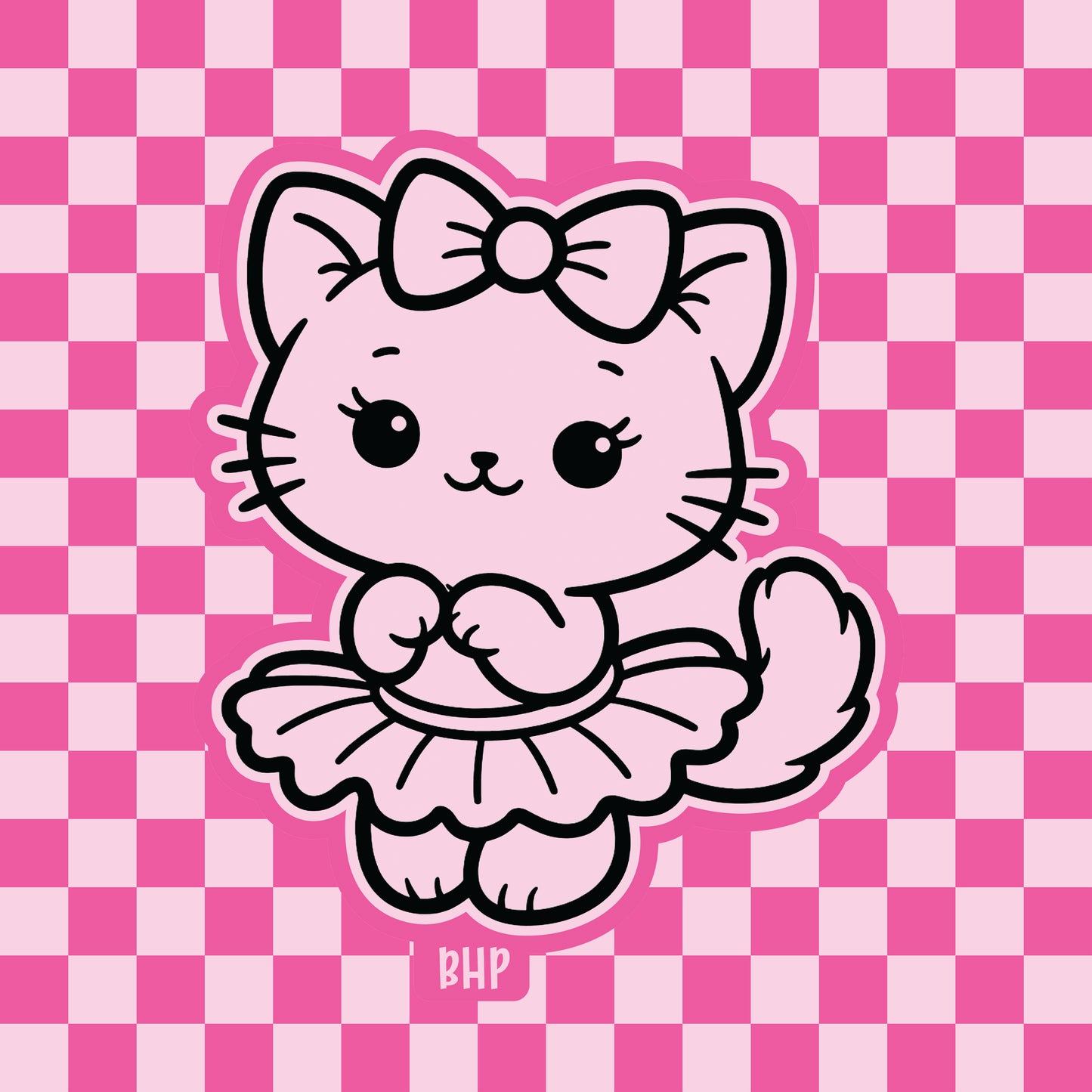 Ballerina kitty silicone freshie mold