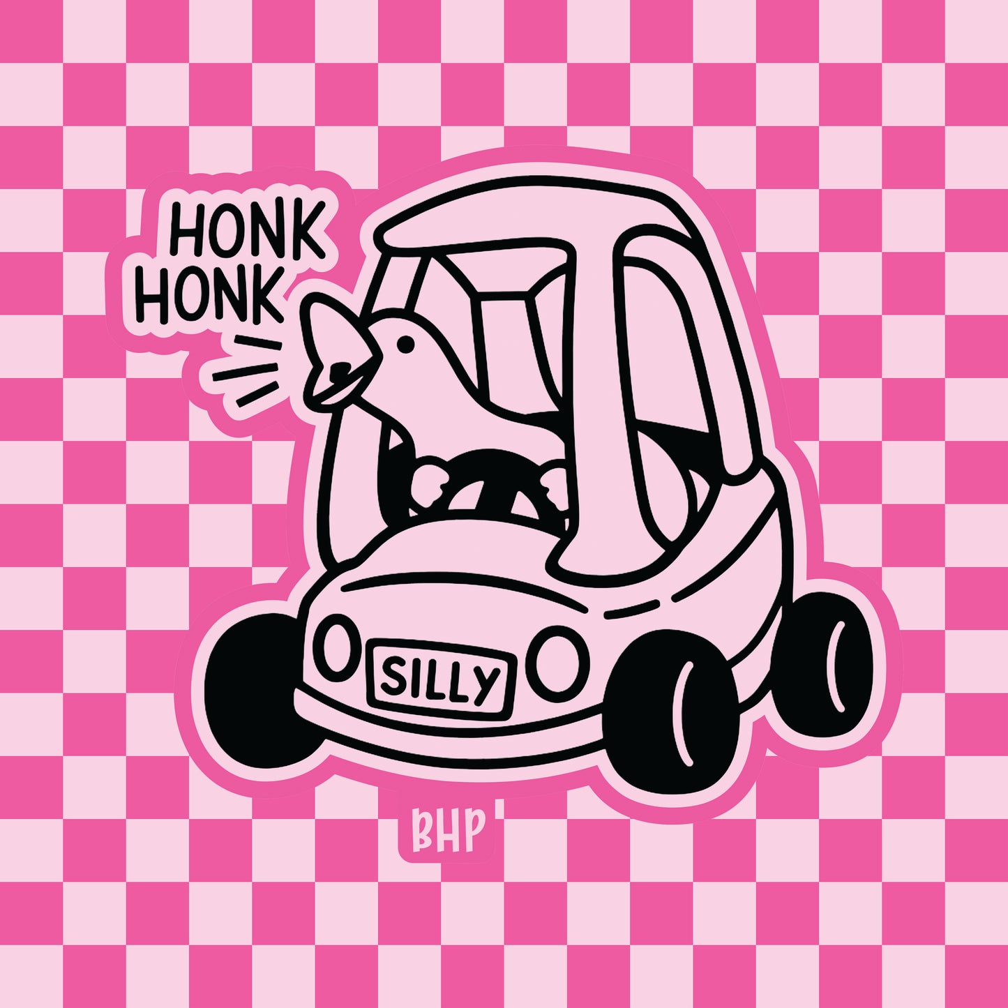 Honk honk goose coupe silicone freshie mold