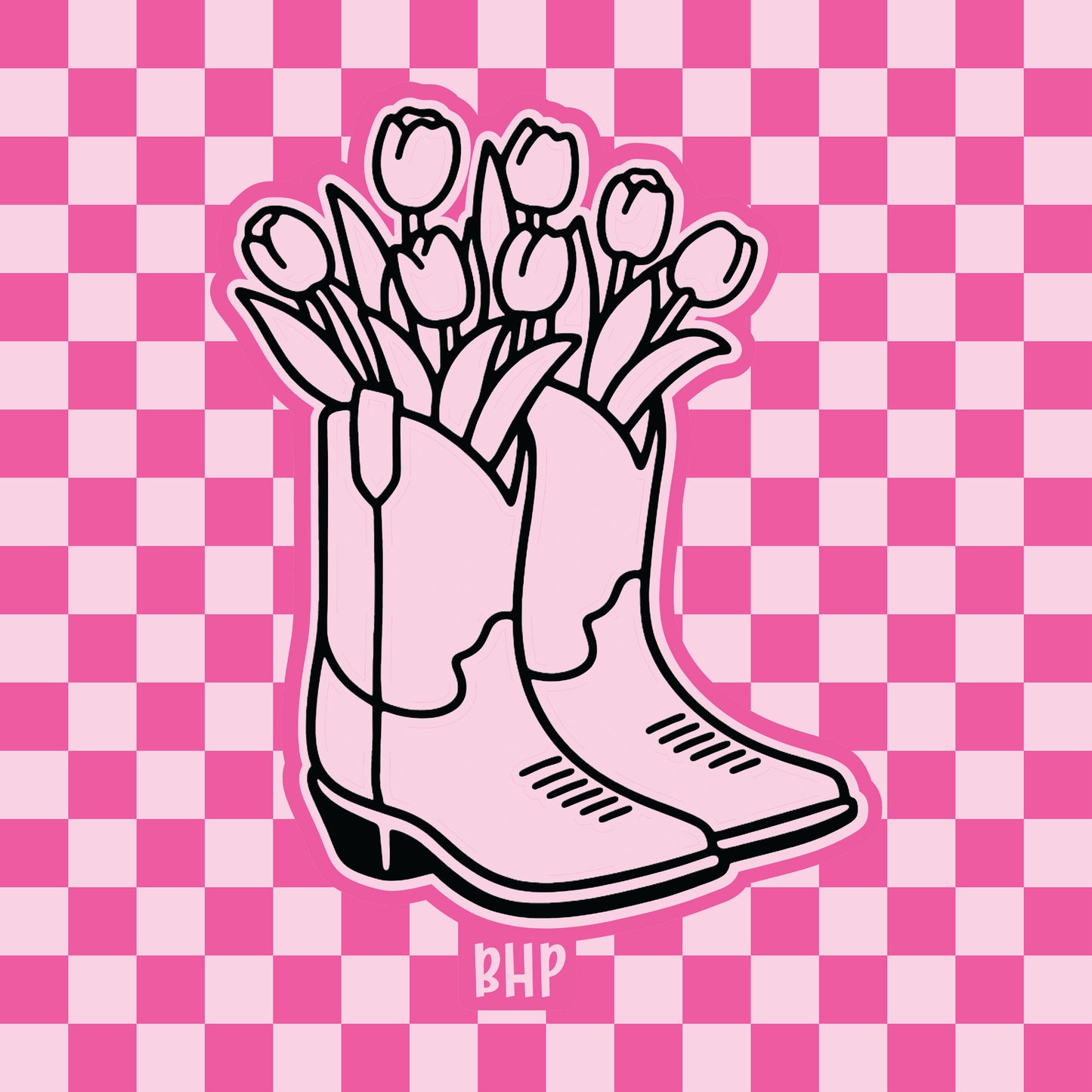 Tulip cowboy boots silicone freshie mold
