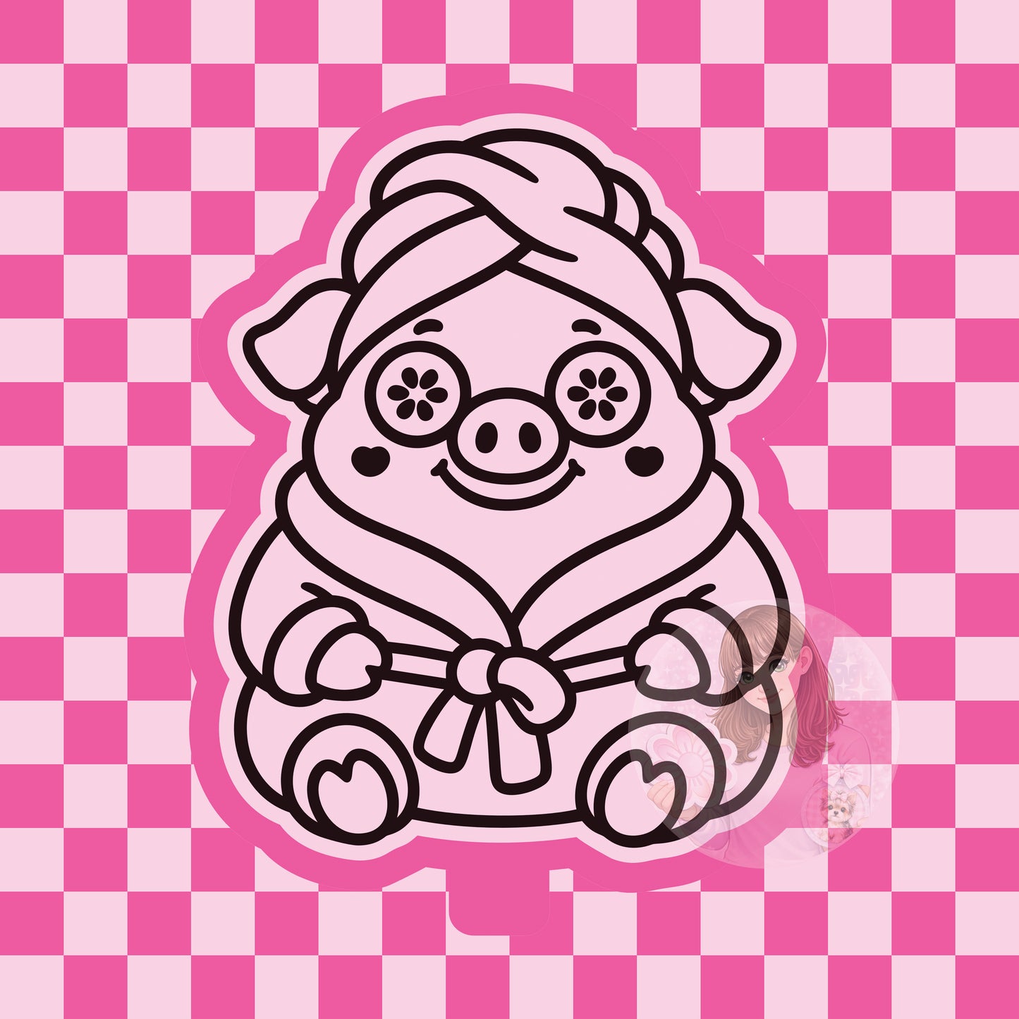Spa pig silicone freshie mold