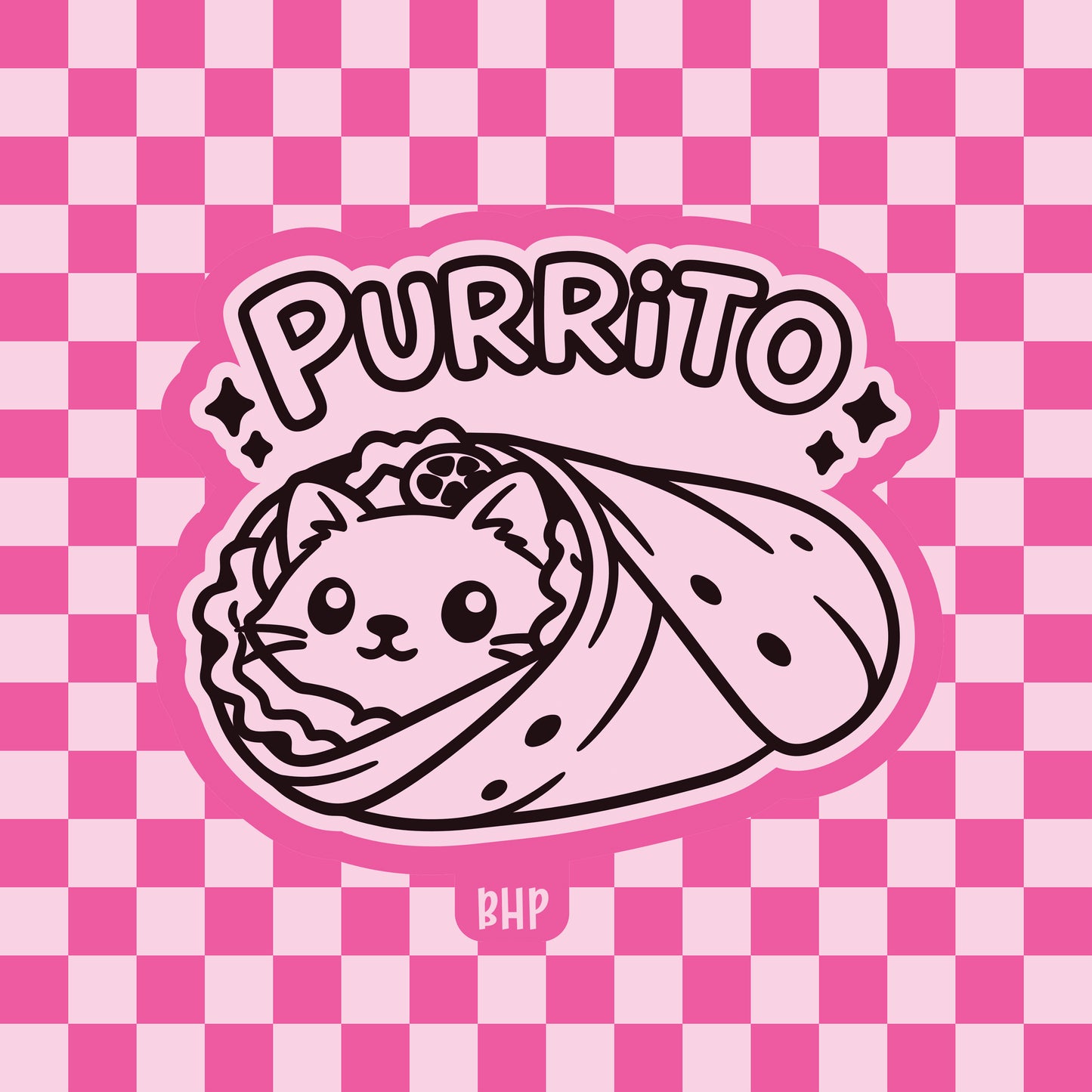 Cat burrito (purrito) silicone freshie mold