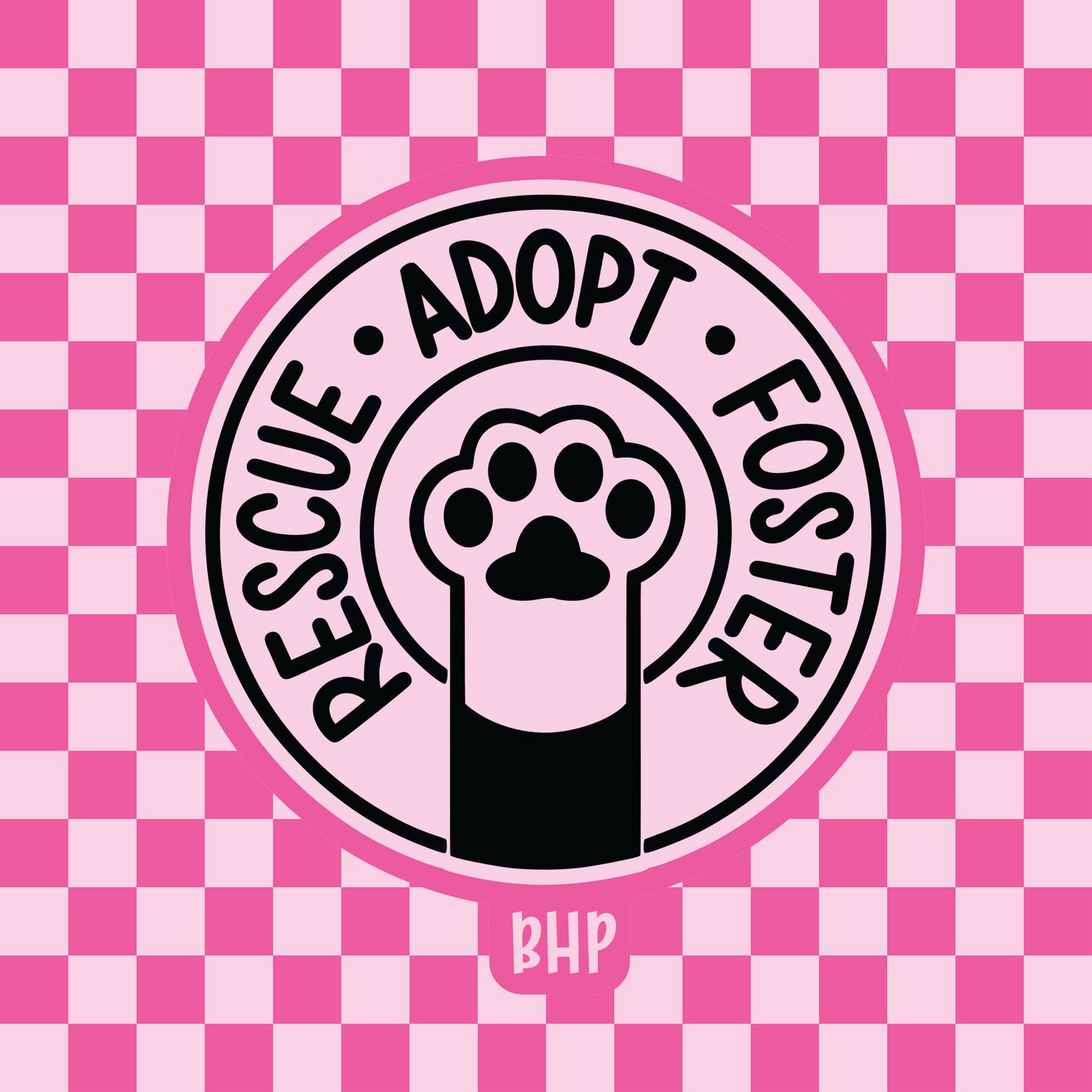 Rescue, adopt, foster silicone freshie mold