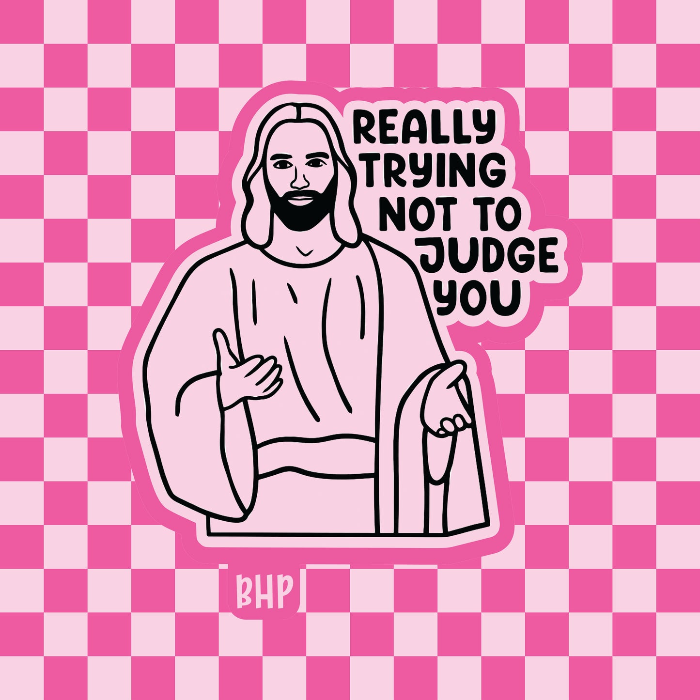 Judging Jesus silicone freshie mold