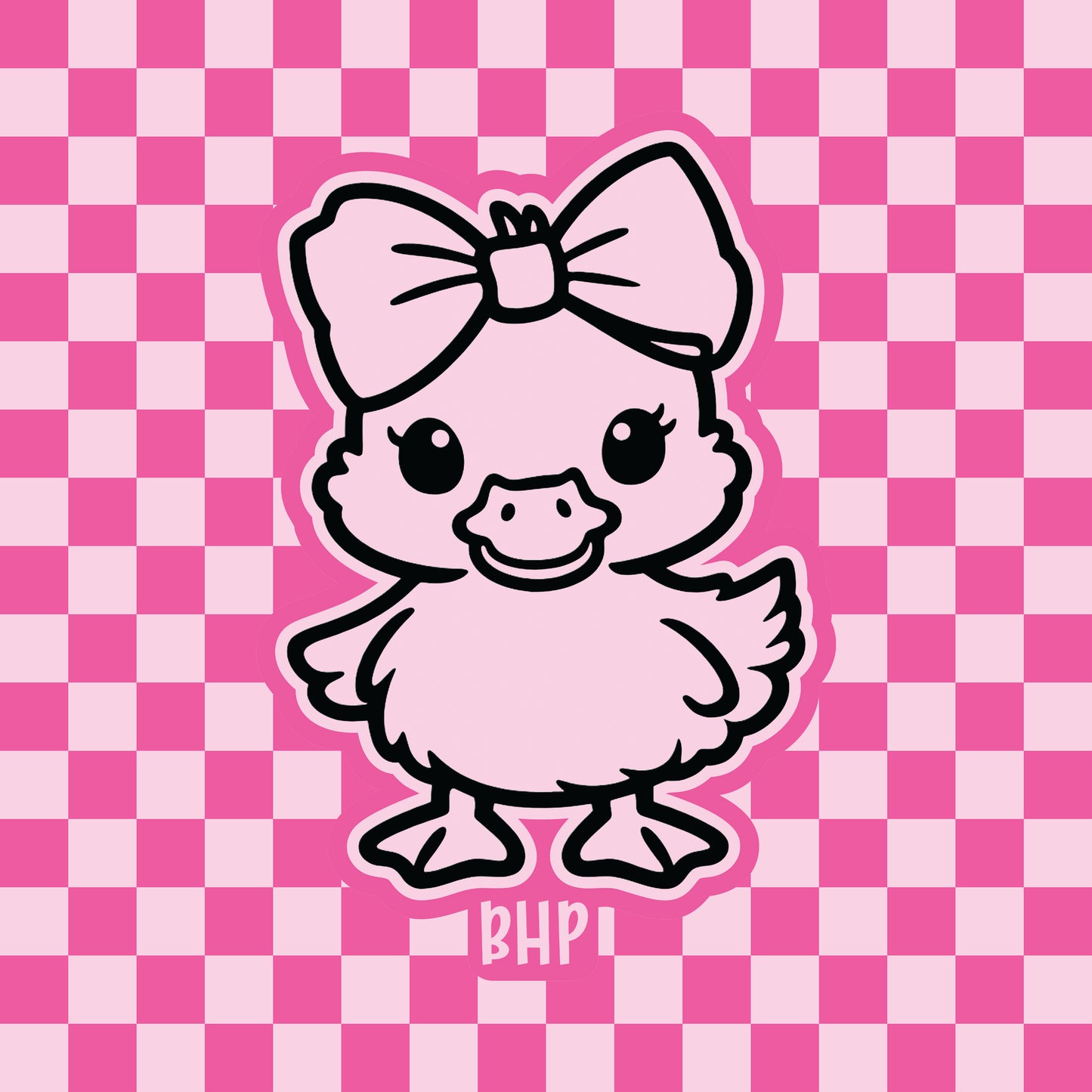 Cute chick with bow silicone freshie mold