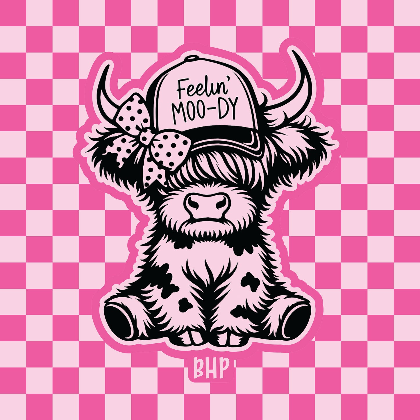 Feelin' moody cow silicone freshie mold