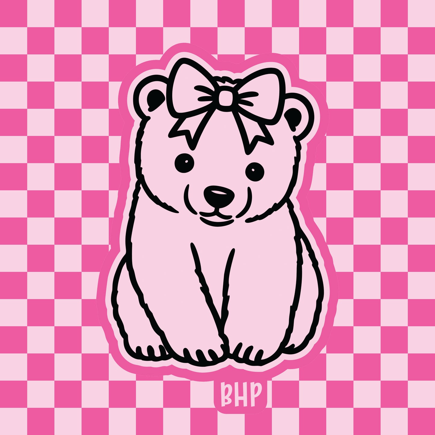 Polar bear silicone freshie mold