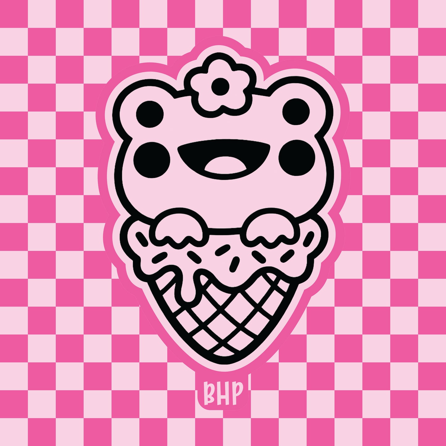 Ice cream frog silicone freshie mold