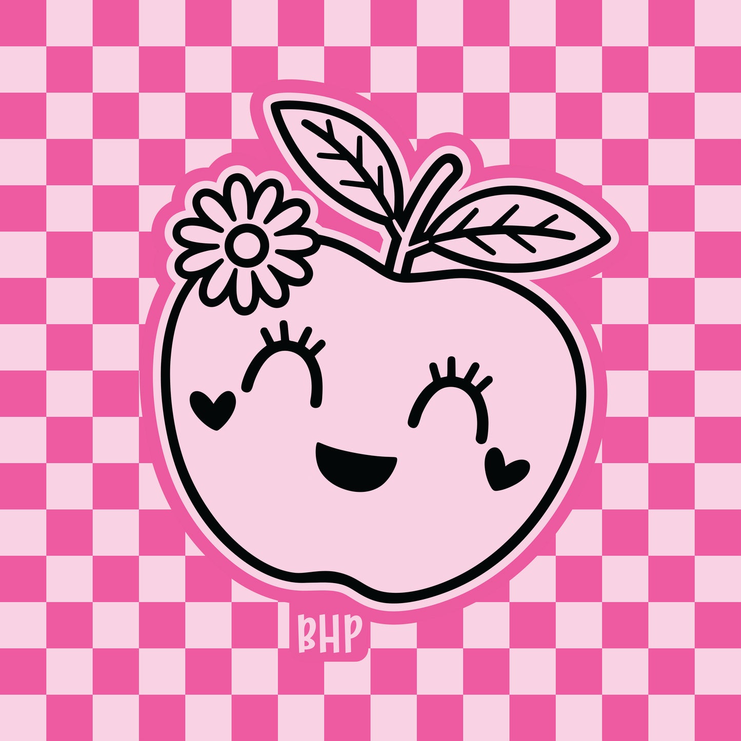 Apple with flower silicone freshie mold
