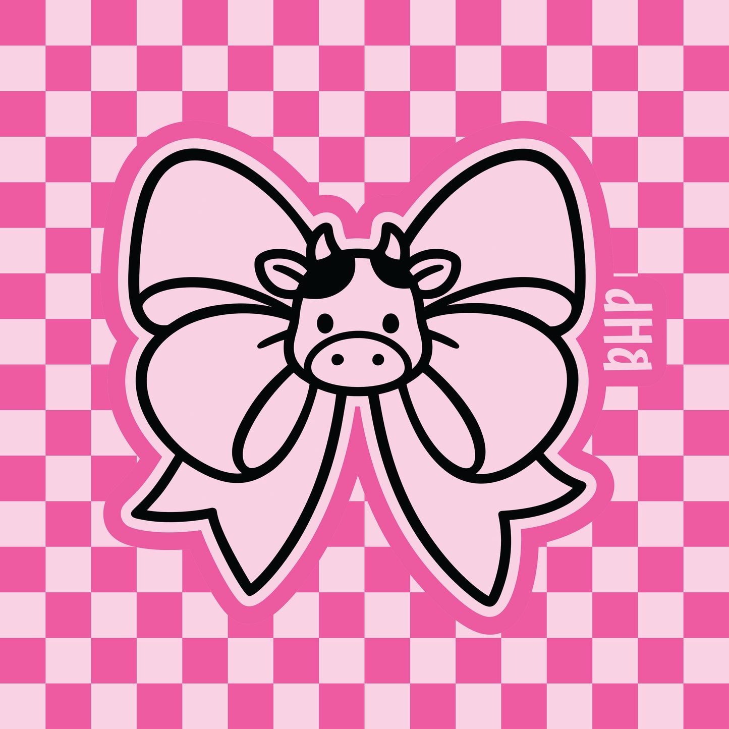 Cow bow silicone freshie mold