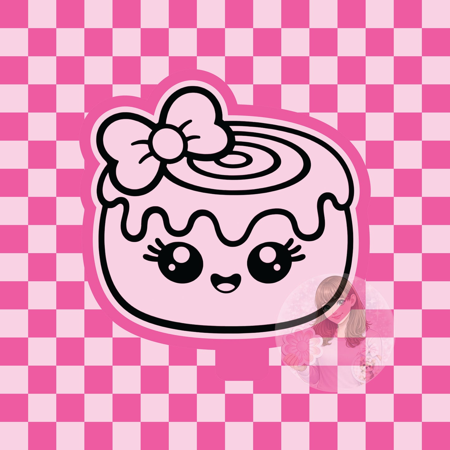 Cinnamon bun silicone freshie mold