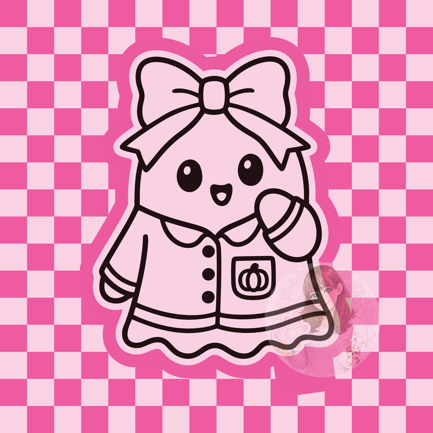 Ghost in pajamas silicone freshie mold