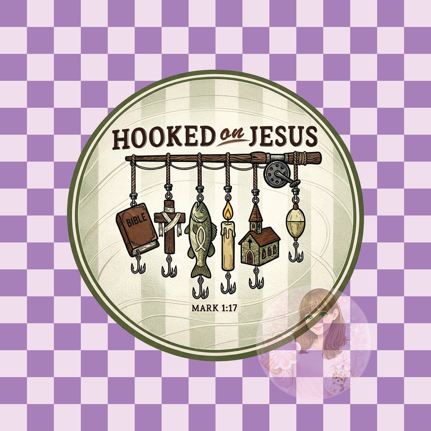 Hooked on Jesus - round