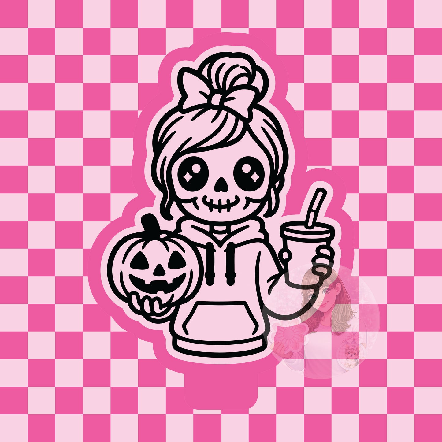 Skeleton mom silicone freshie mold