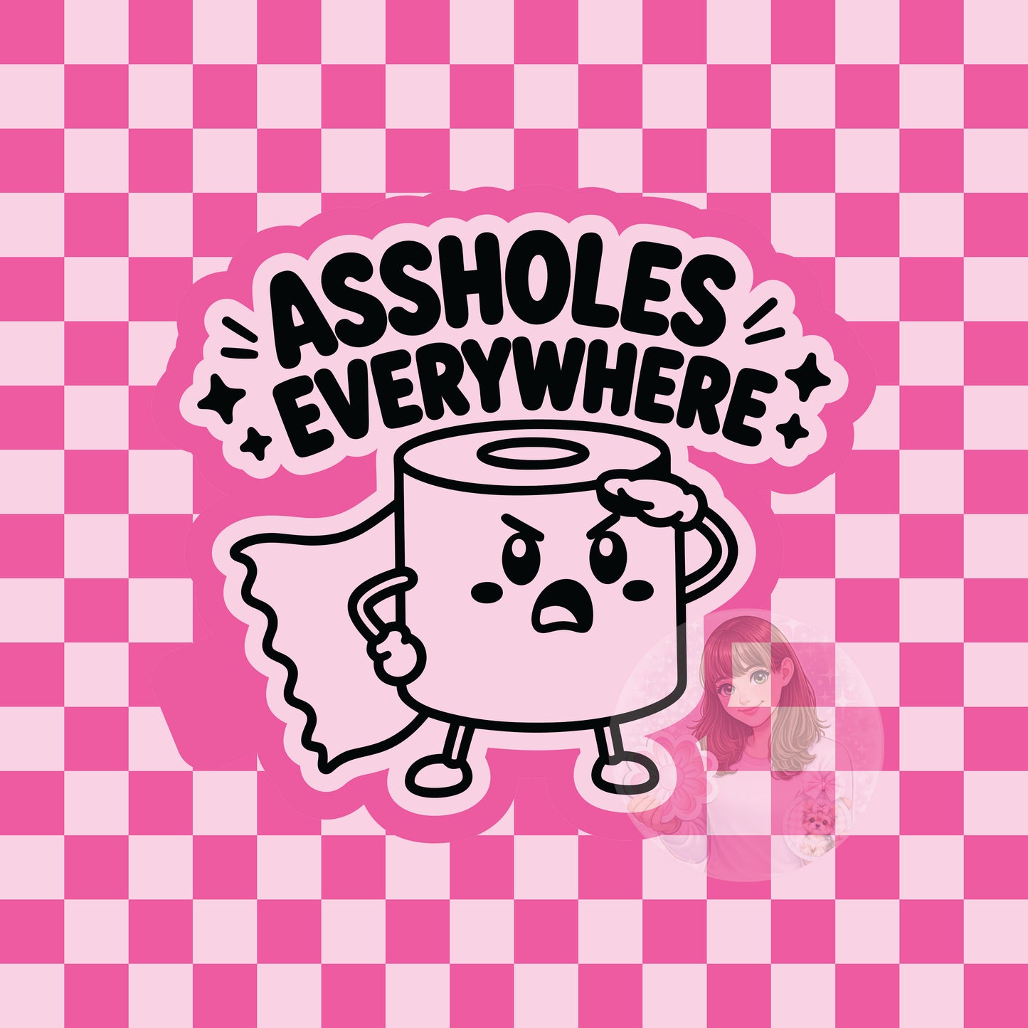 Assholes everywhere silicone freshie mold