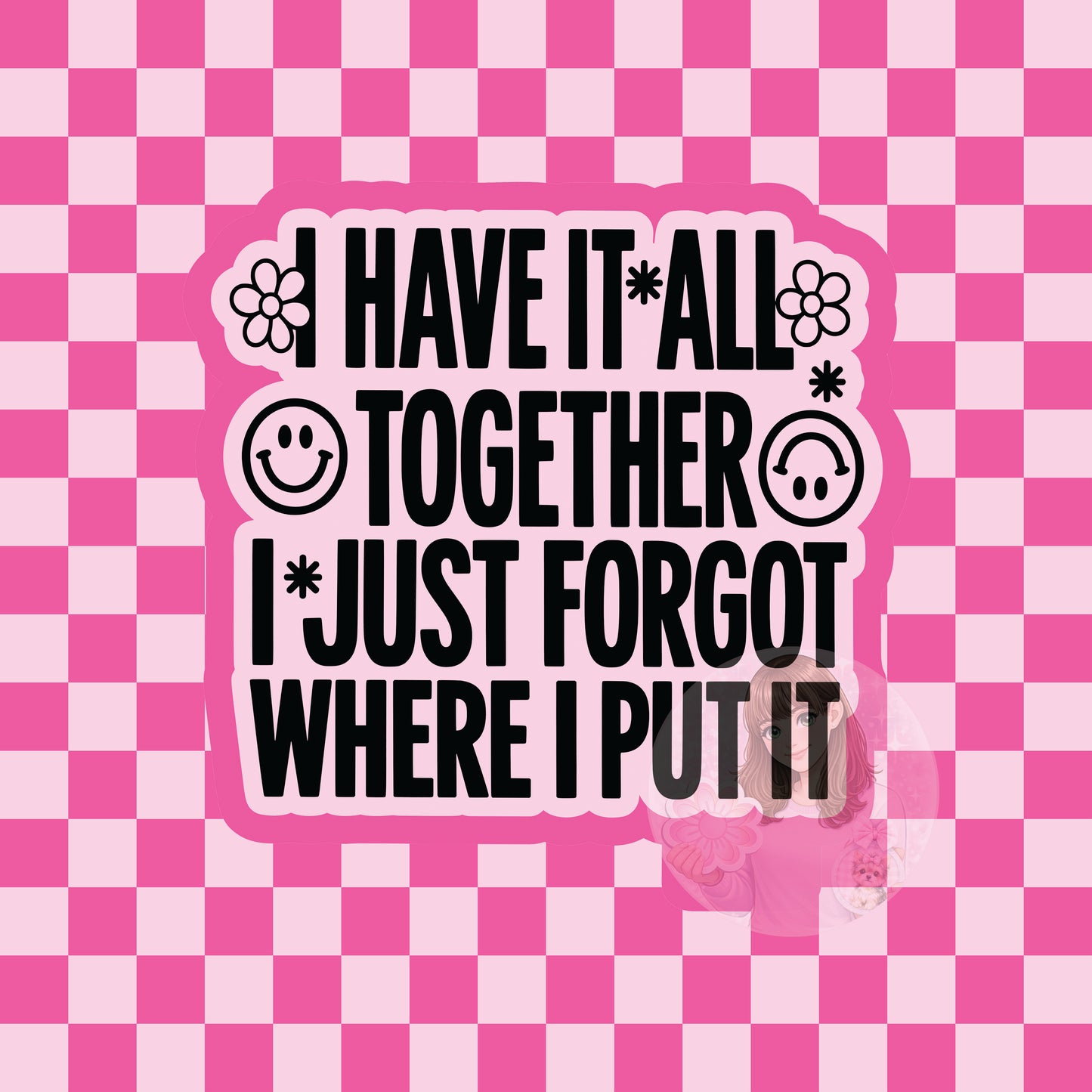 I have it all together silicone freshie mold
