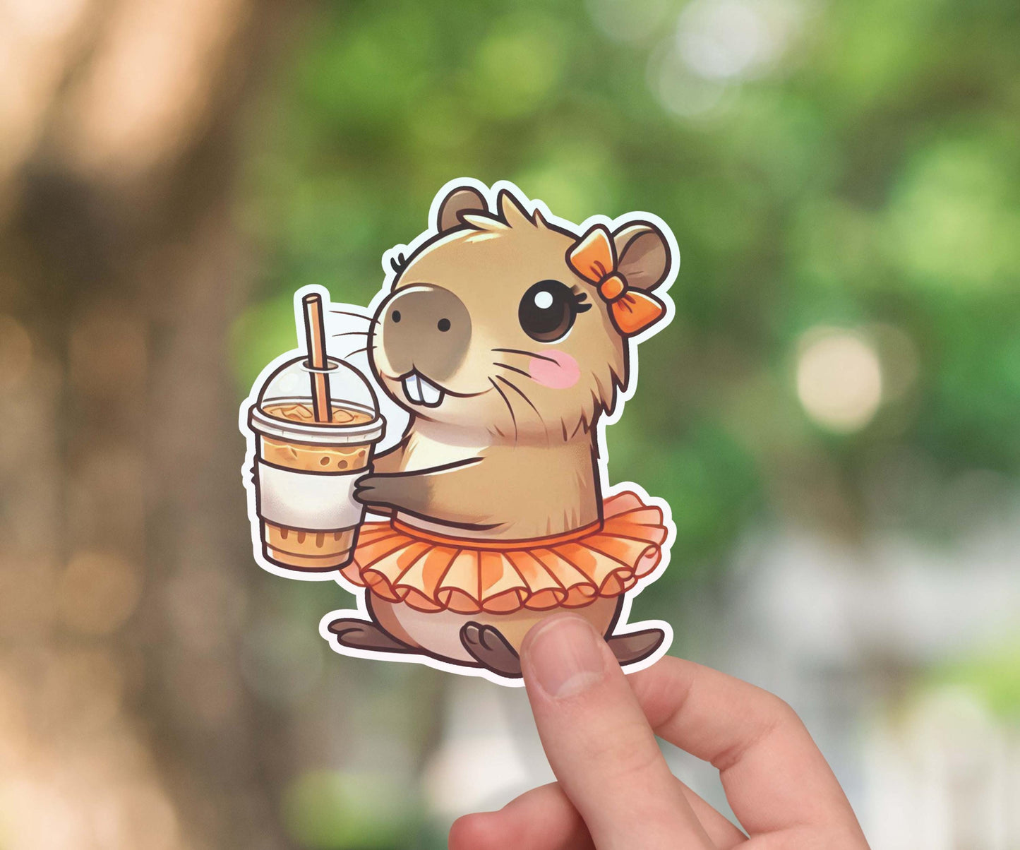 Capybara sticker