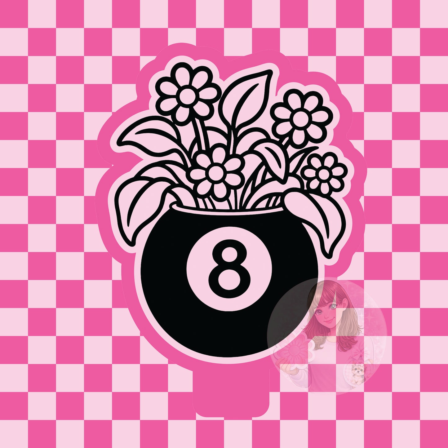 8 ball planter silicone freshie mold