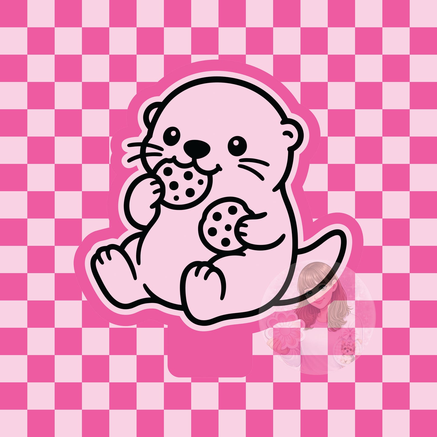 Otter cookies silicone freshie mold