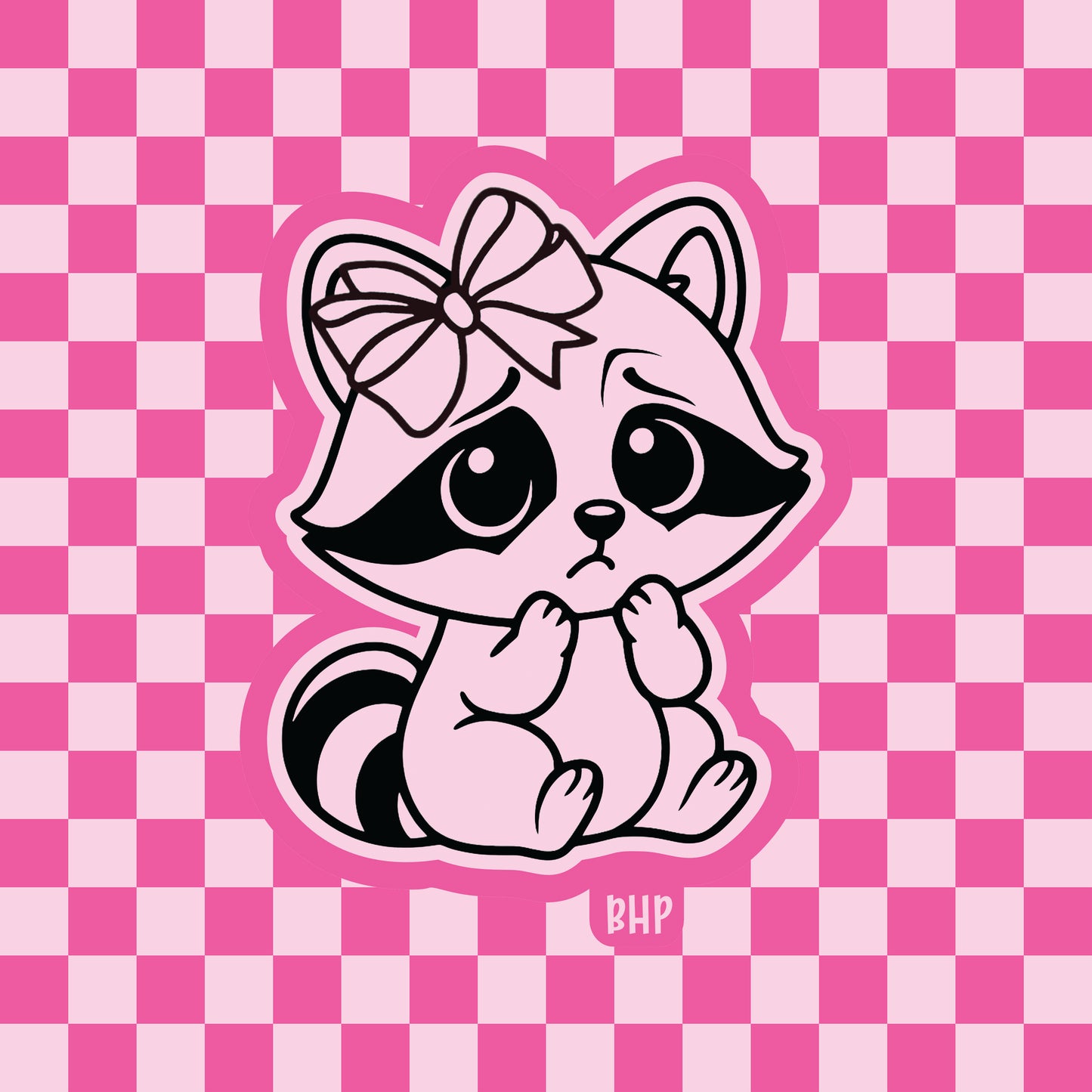 Sad raccoon silicone freshie mold