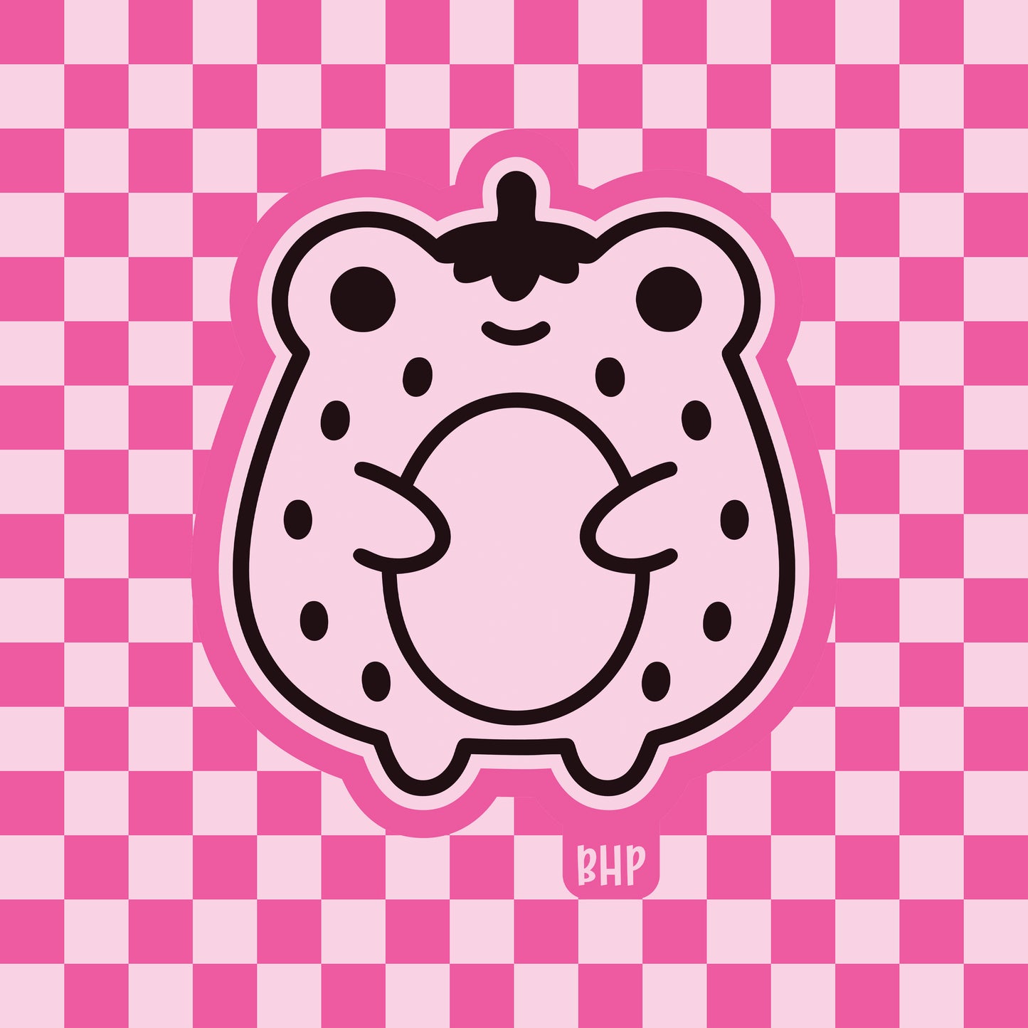 Strawberry frog silicone freshie mold