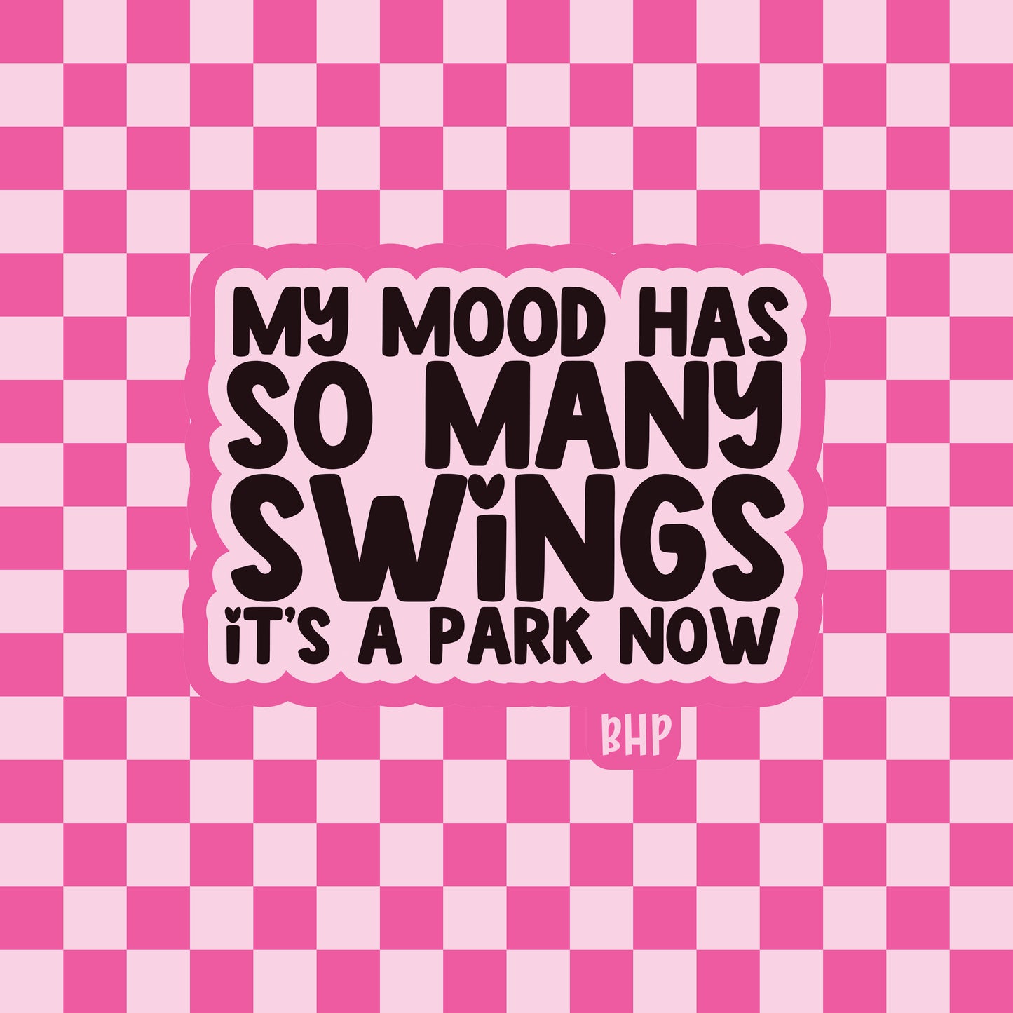 My mood has so many swings it's a park now - silicone freshie mold