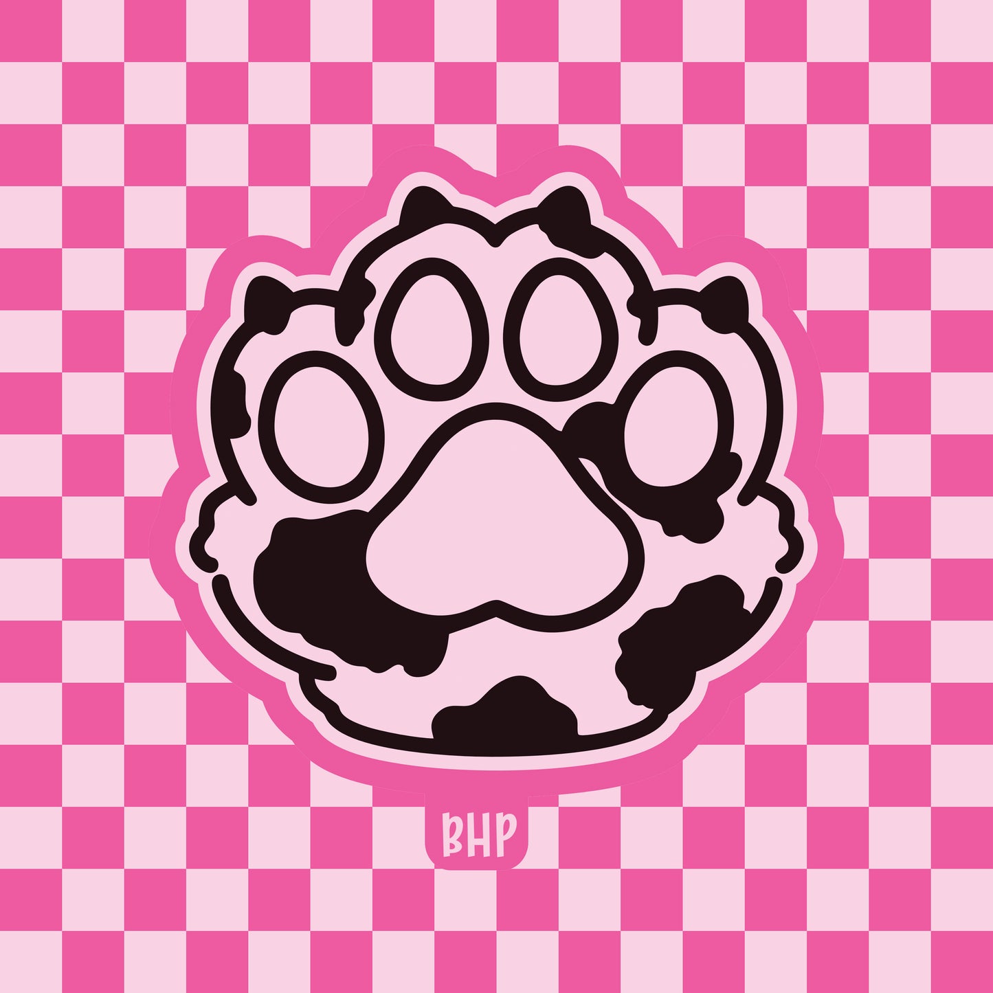 Cat paw with spots silicone freshie mold