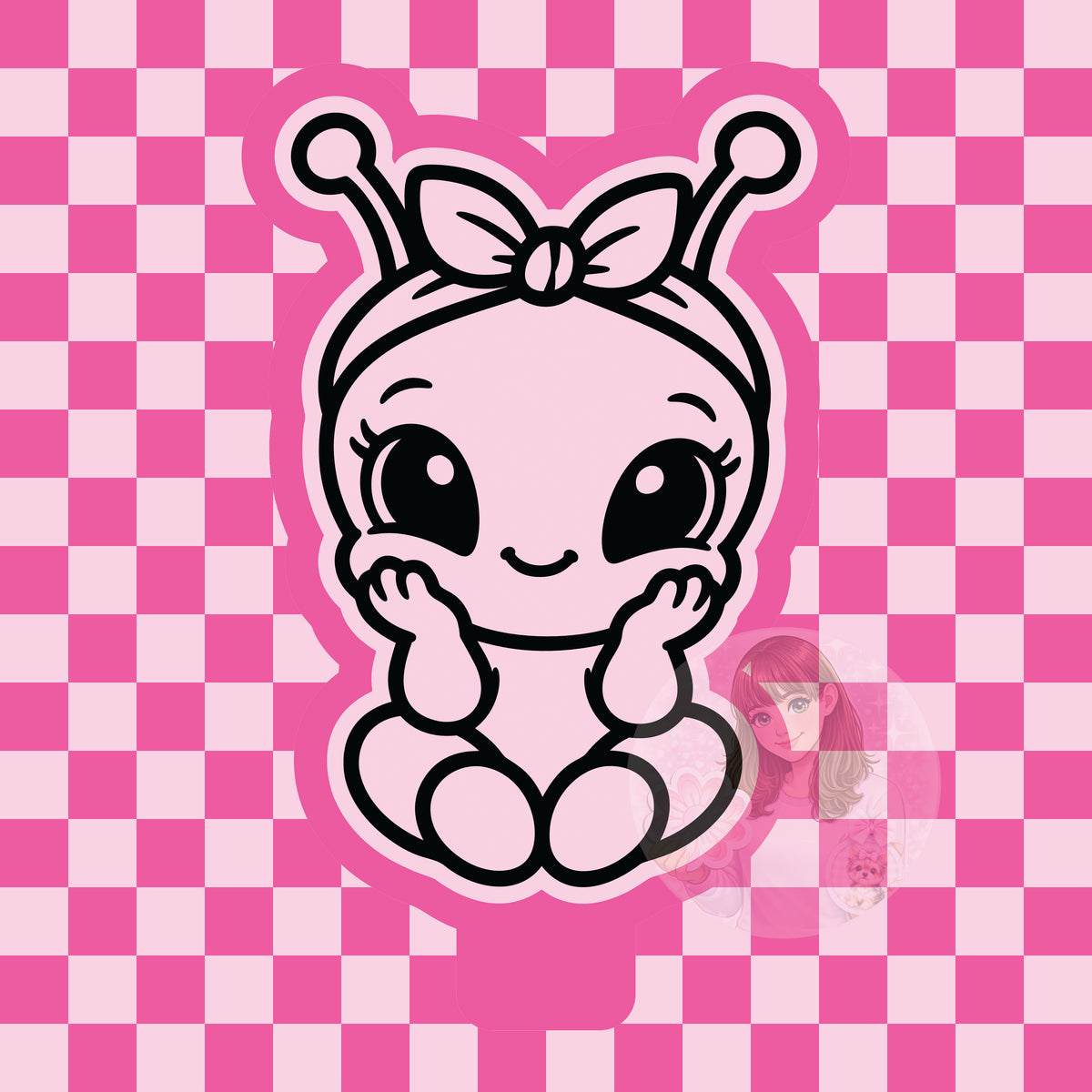 Alien cutie silicone mold