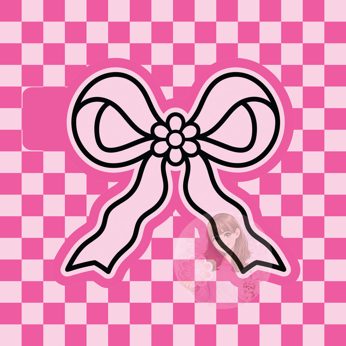 Daisy bow silicone freshie mold