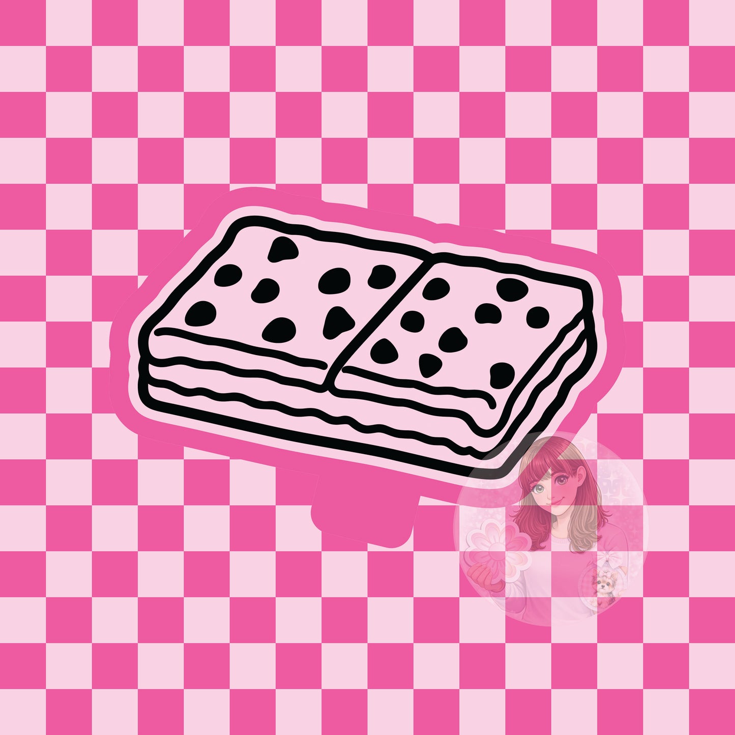 Brownie silicone freshie mold