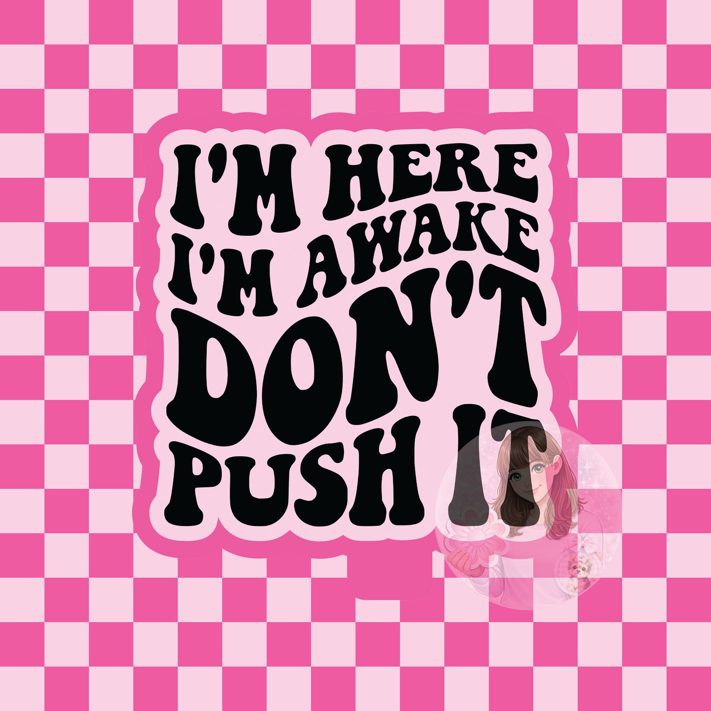 Don't push it silicone freshie mold
