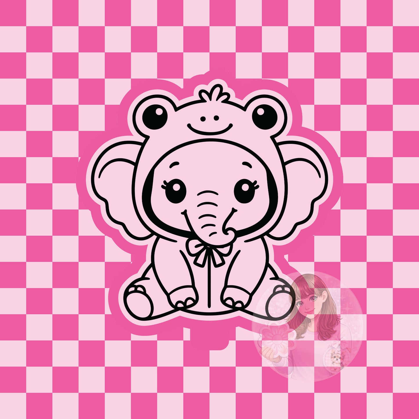 Elephant frog silicone freshie mold