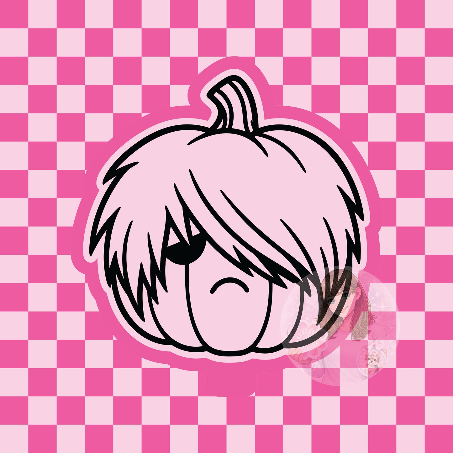 Emo pumpkin silicone freshie mold