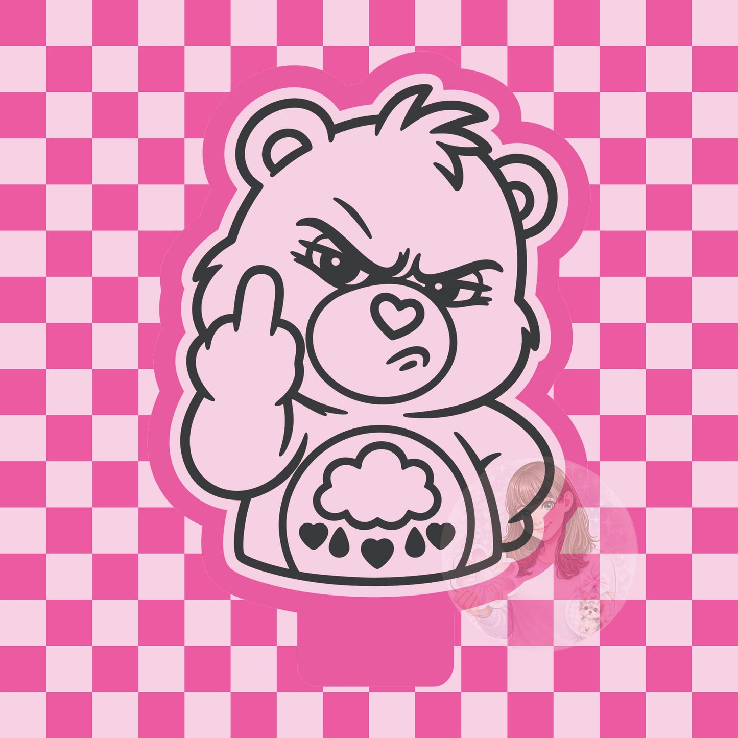 Grumpy silicone freshie mold