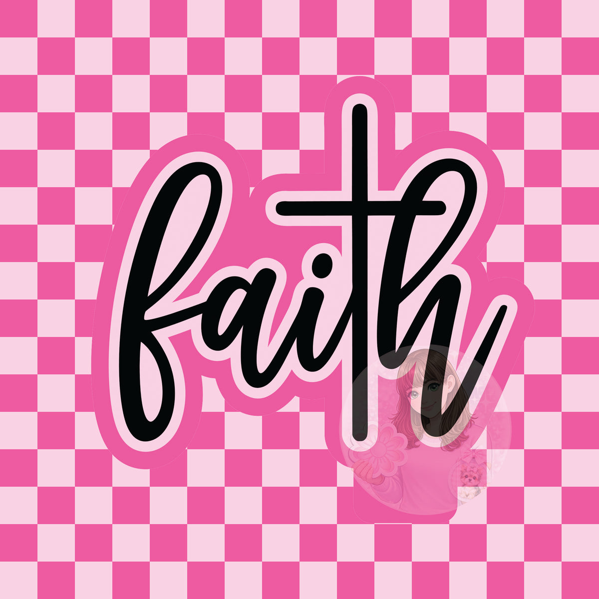 Faith silicone freshie mold