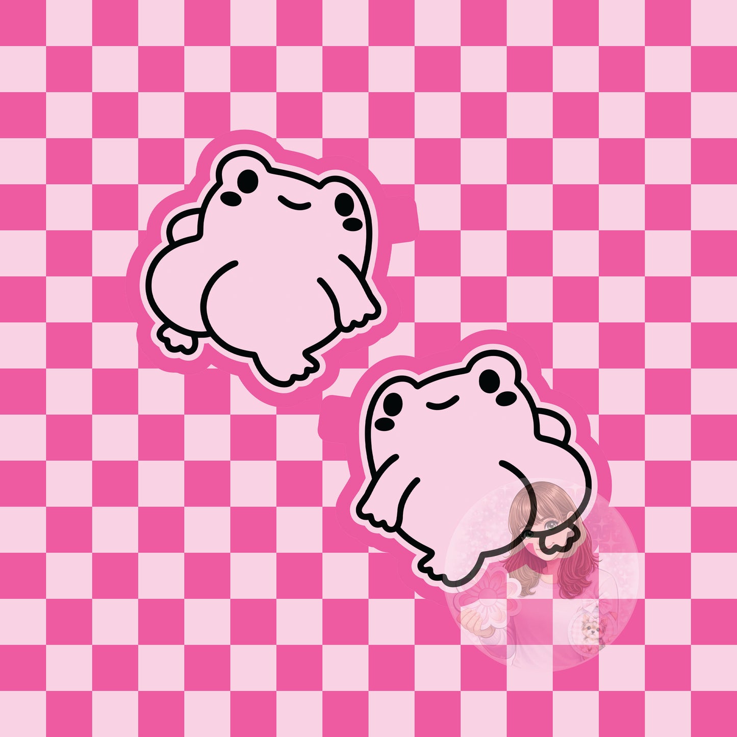 Frog butt silicone freshie vent clip molds
