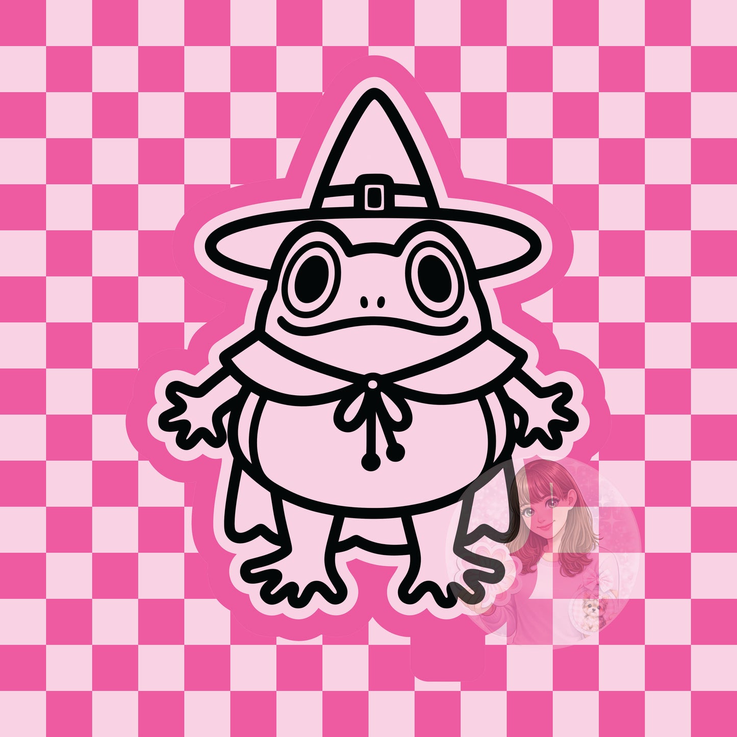Witch frog silicone freshie mold