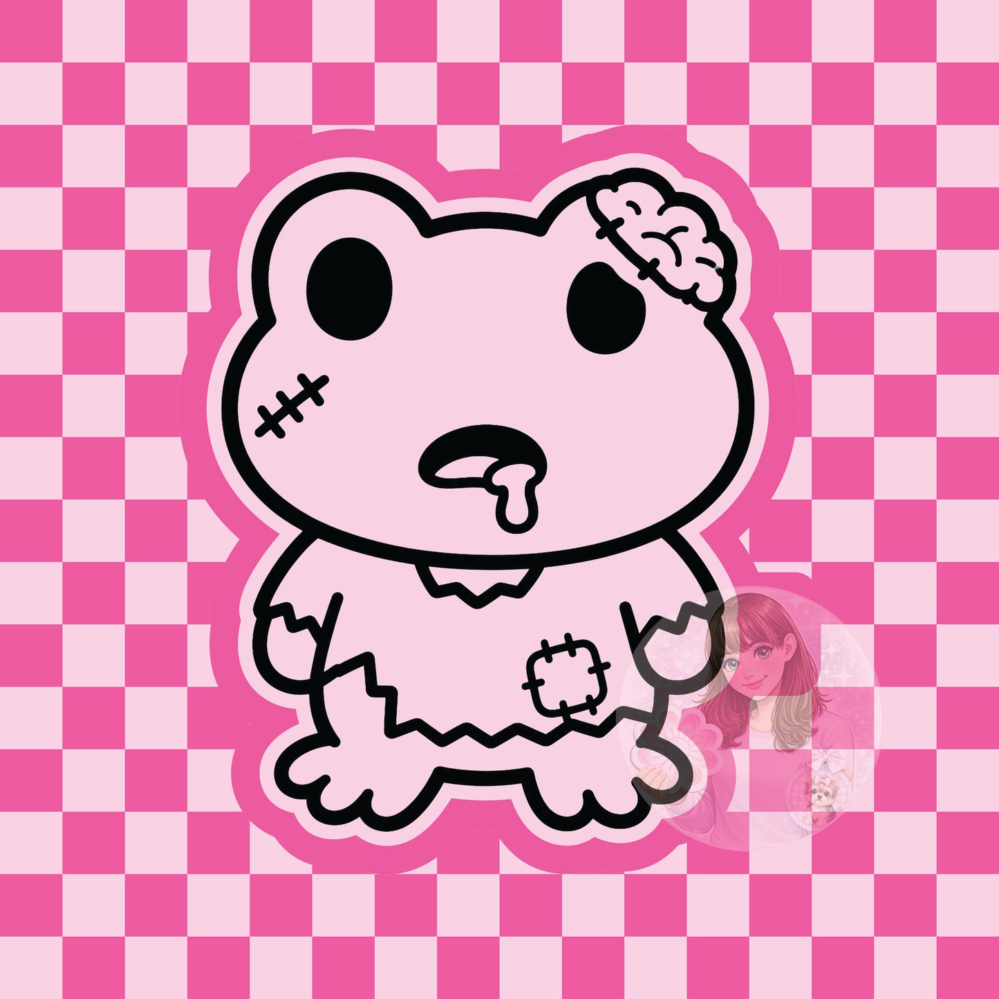 Zombie frog silicone freshie mold