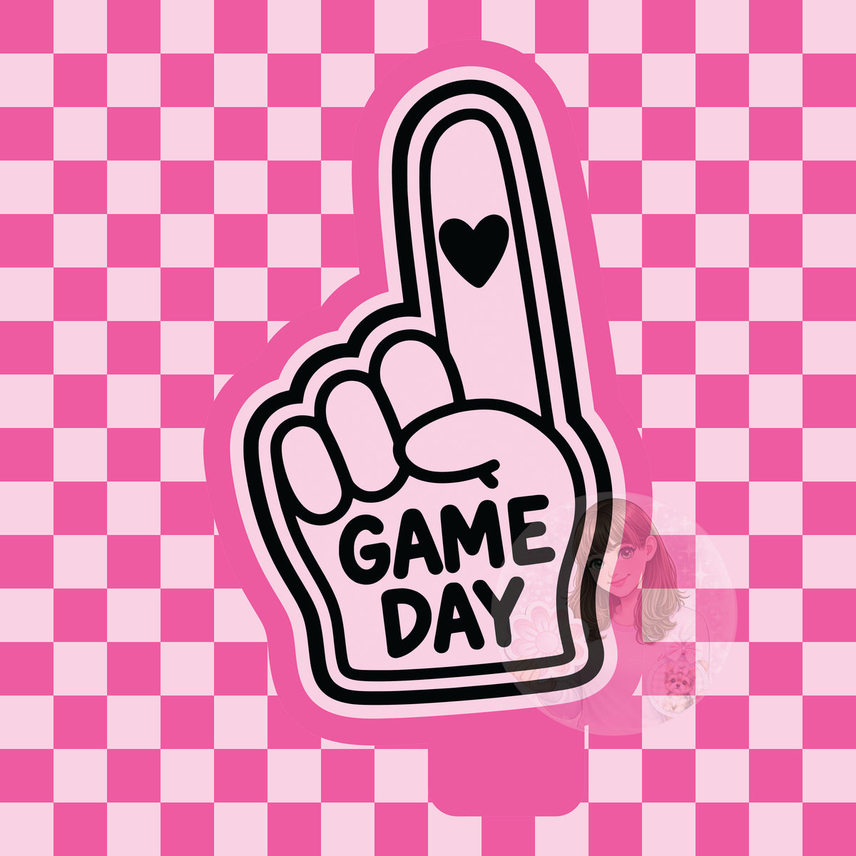 Game day foam finger silicone freshie mold