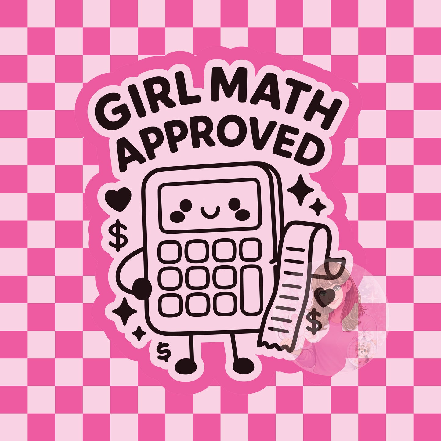 Girl math approved silicone freshie mold