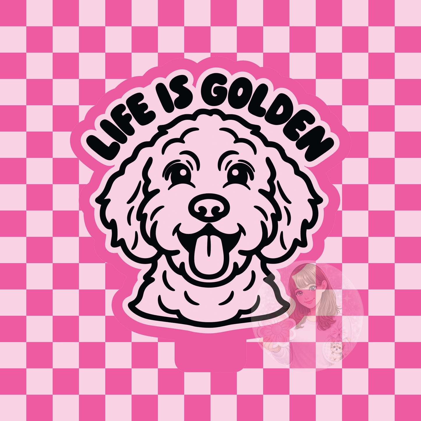 Life is golden silicone freshie mold