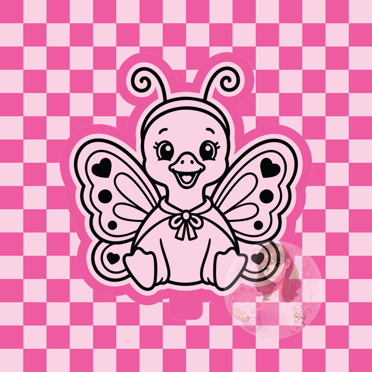 Goose butterfly silicone freshie mold