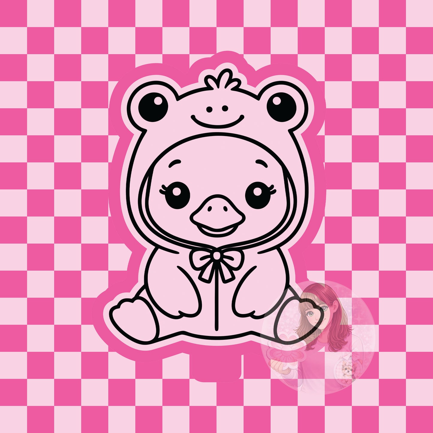 Goose frog silicone freshie mold