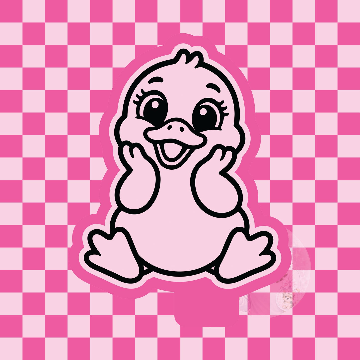 Cutesy goose silicone freshie mold