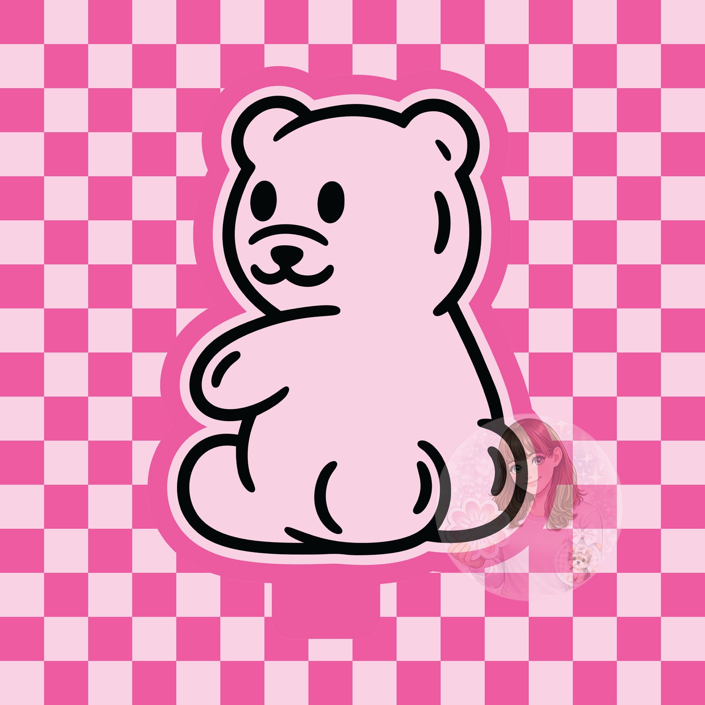 Gummy bear booty silicone freshie mold
