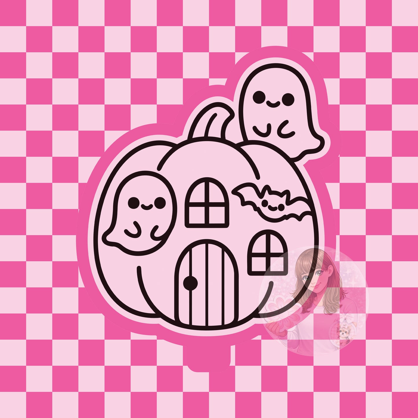 Halloween pumpkin house silicone freshie mold