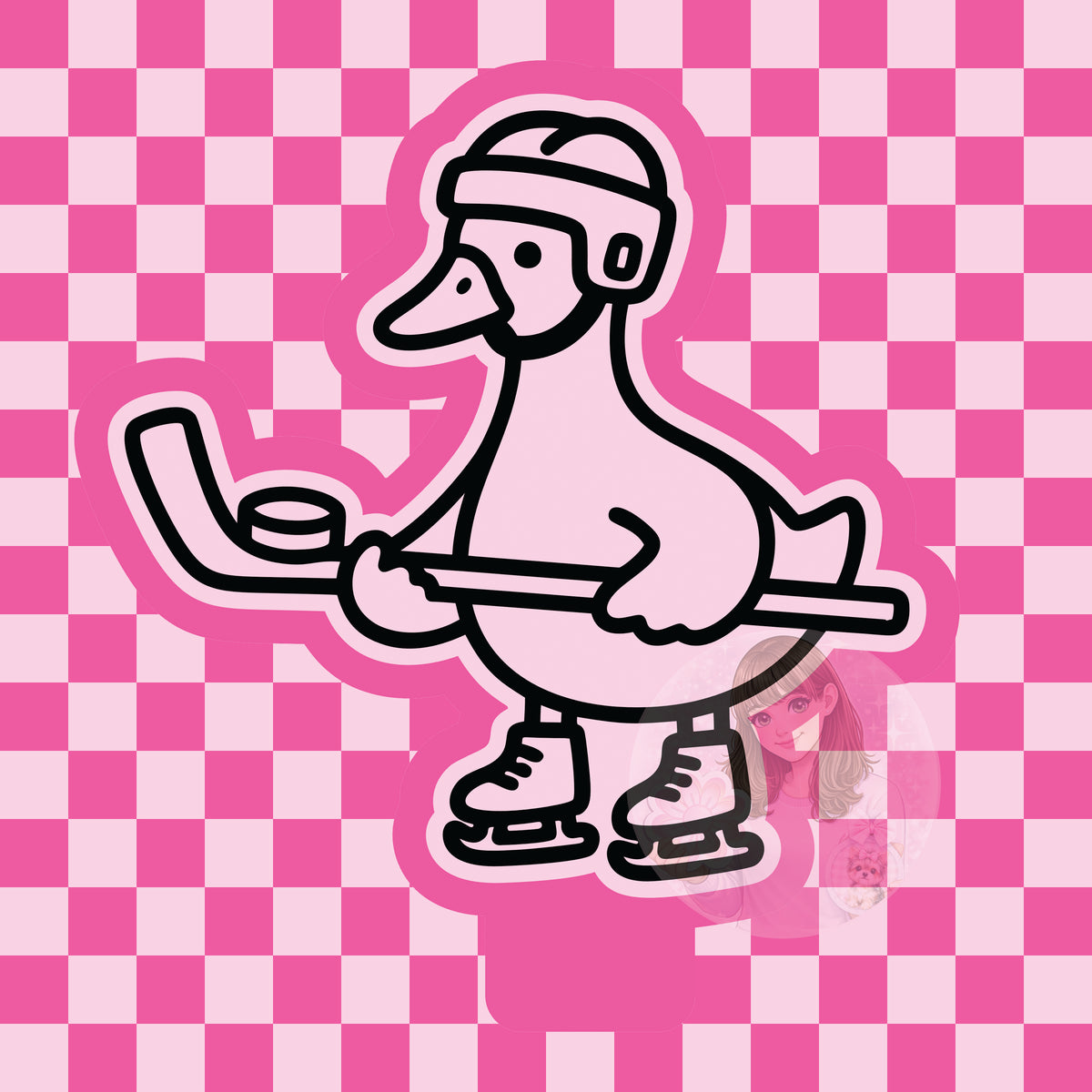Hockey goose silicone mold