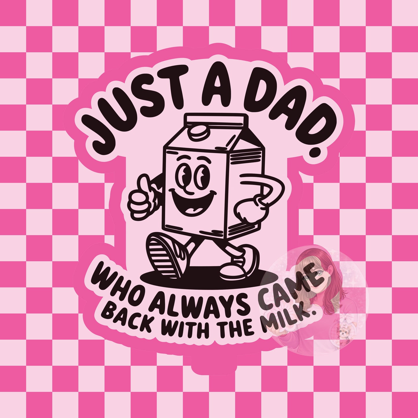 Just a dad who always came back with the milk silicone freshie mold