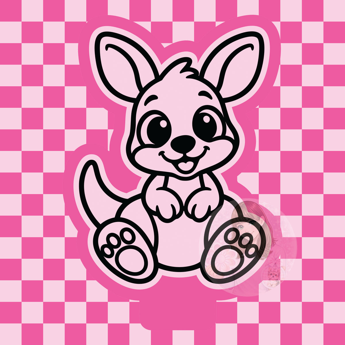 Kangaroo silicone freshie mold