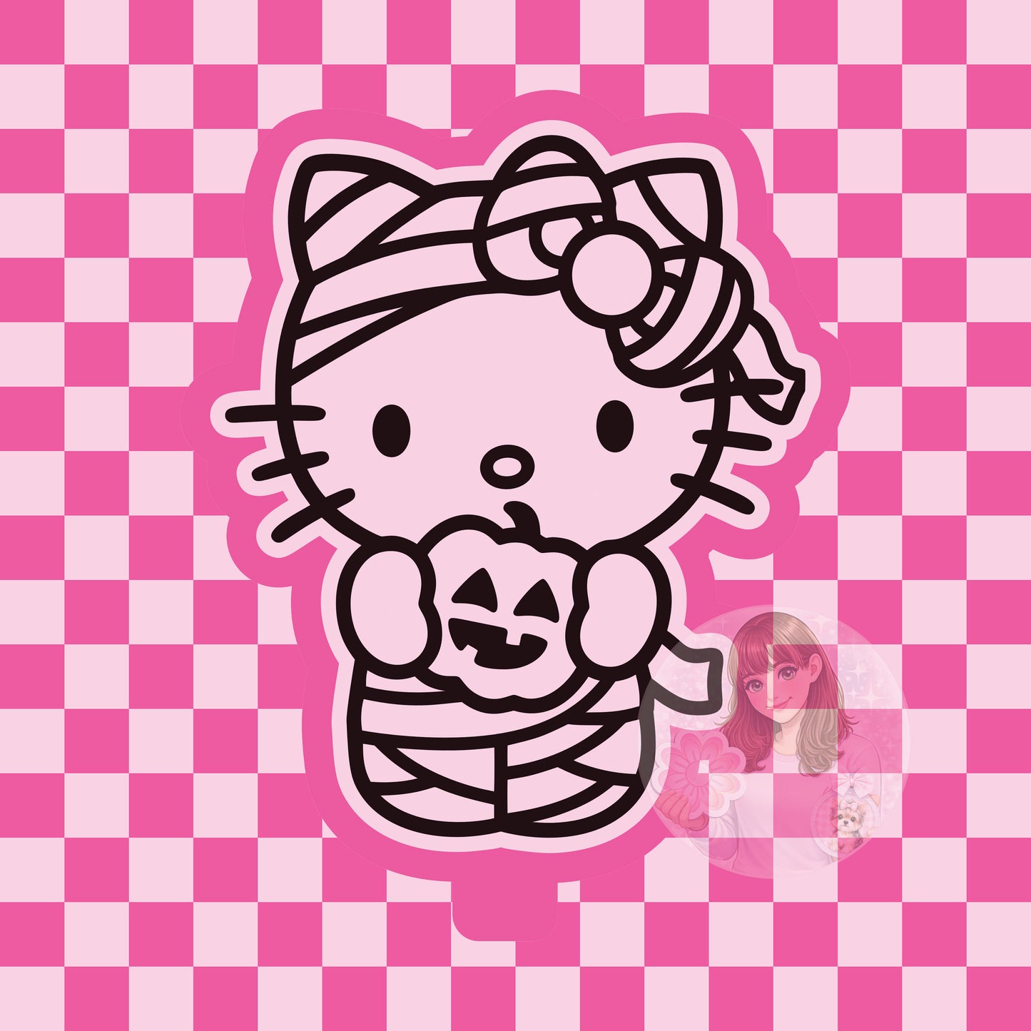 Kitty mummy silicone freshie mold